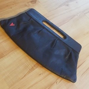 ❤Unique Blue Leather Clutch